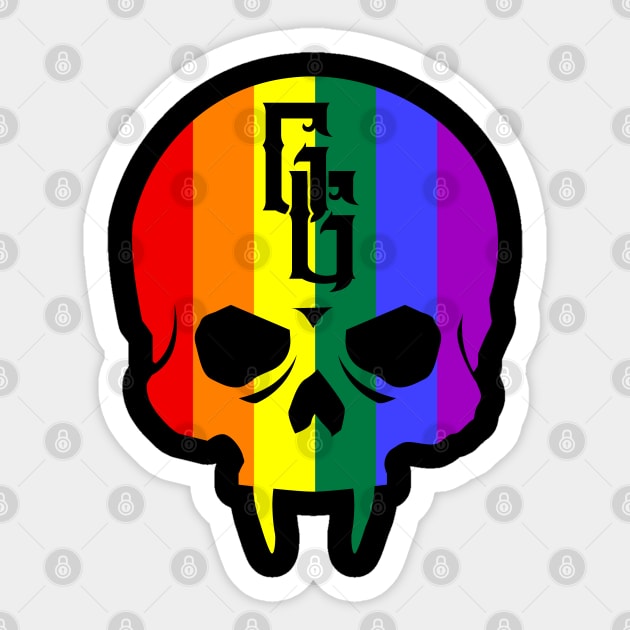 LGBT Pride Gehenna Sticker by highcouncil@gehennagaming.com